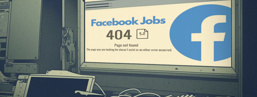 Facebook fin de l'affichage des emplois