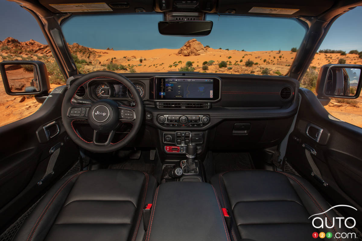 Jeep Wrangler 2025, intérieur