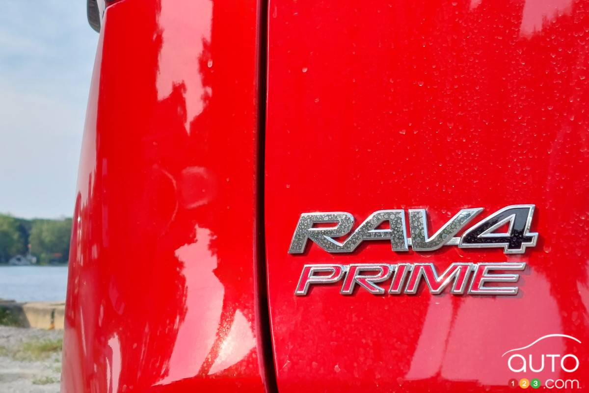 Toyota RAV4 Prime (maintenant PHEV), écusson Prime