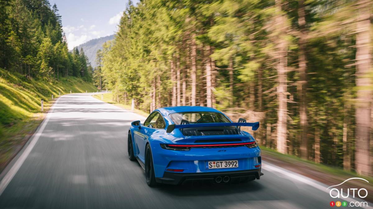 Porsche 911 GT3 2025, arrière