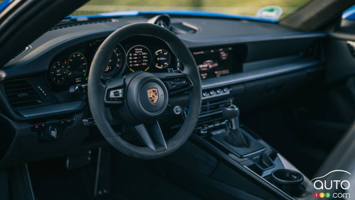 Porsche 911 GT3 2025, intérieur