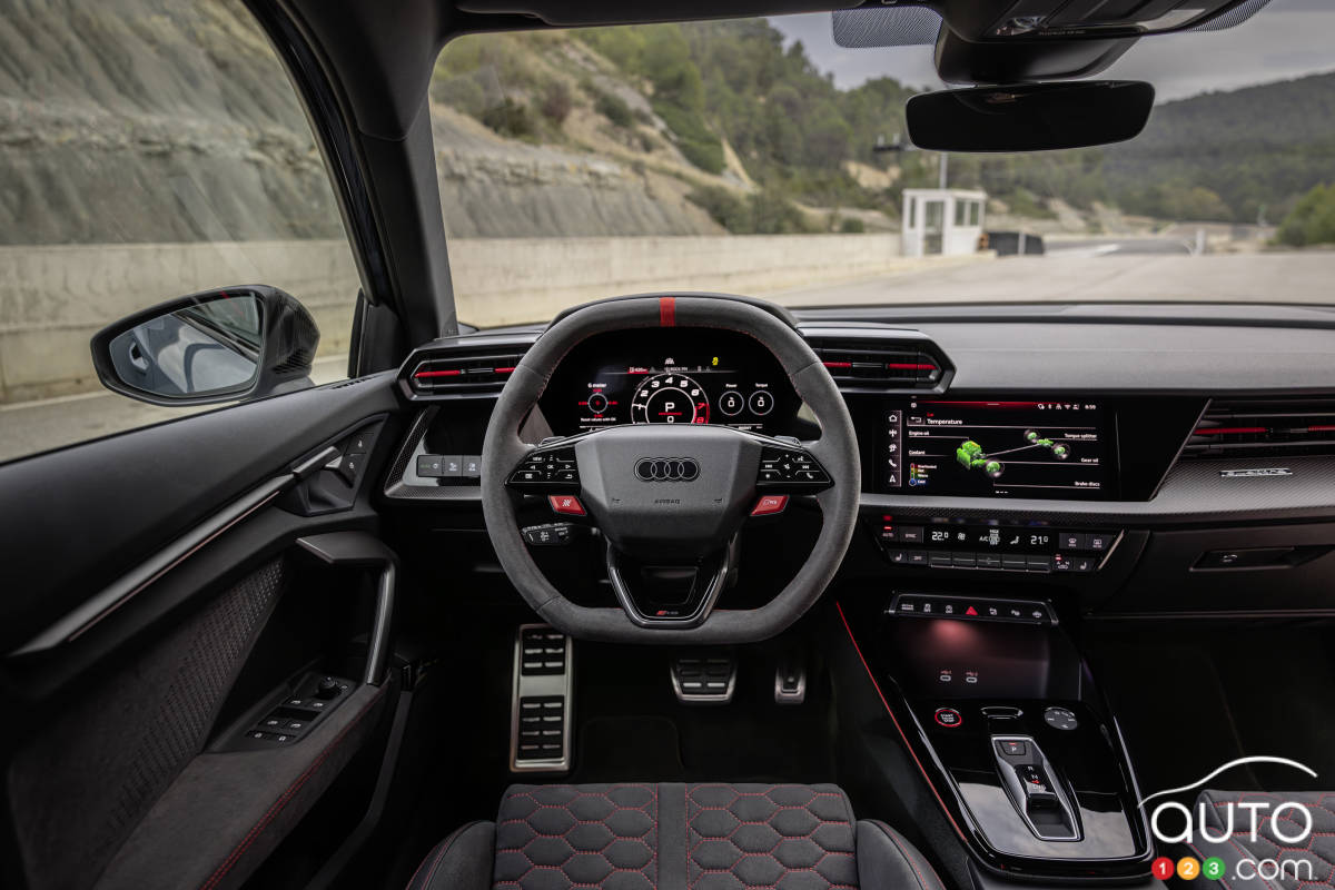 L’Audi RS 3 2025, intérieur