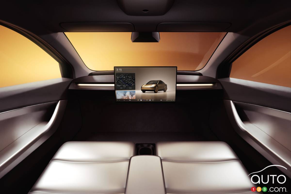 Tesla Cybercab, intérieur