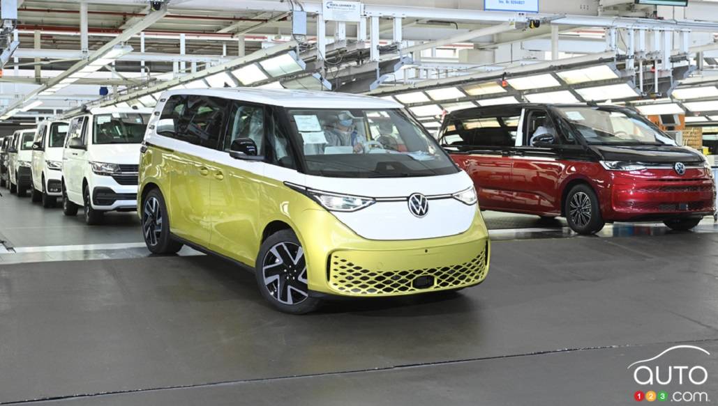 Le Volkswagen ID. Buzz, à l'usine