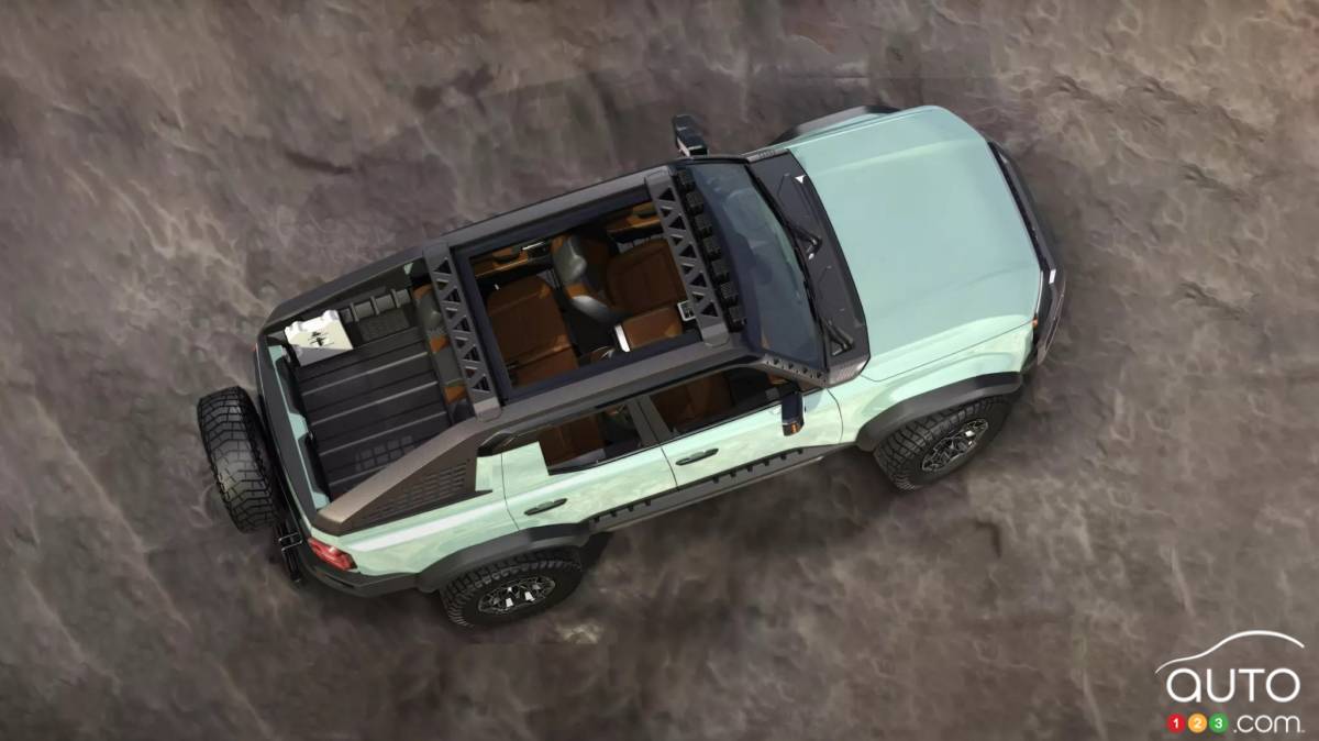 Le concept Toyota Land Cruiser Rox, de haut