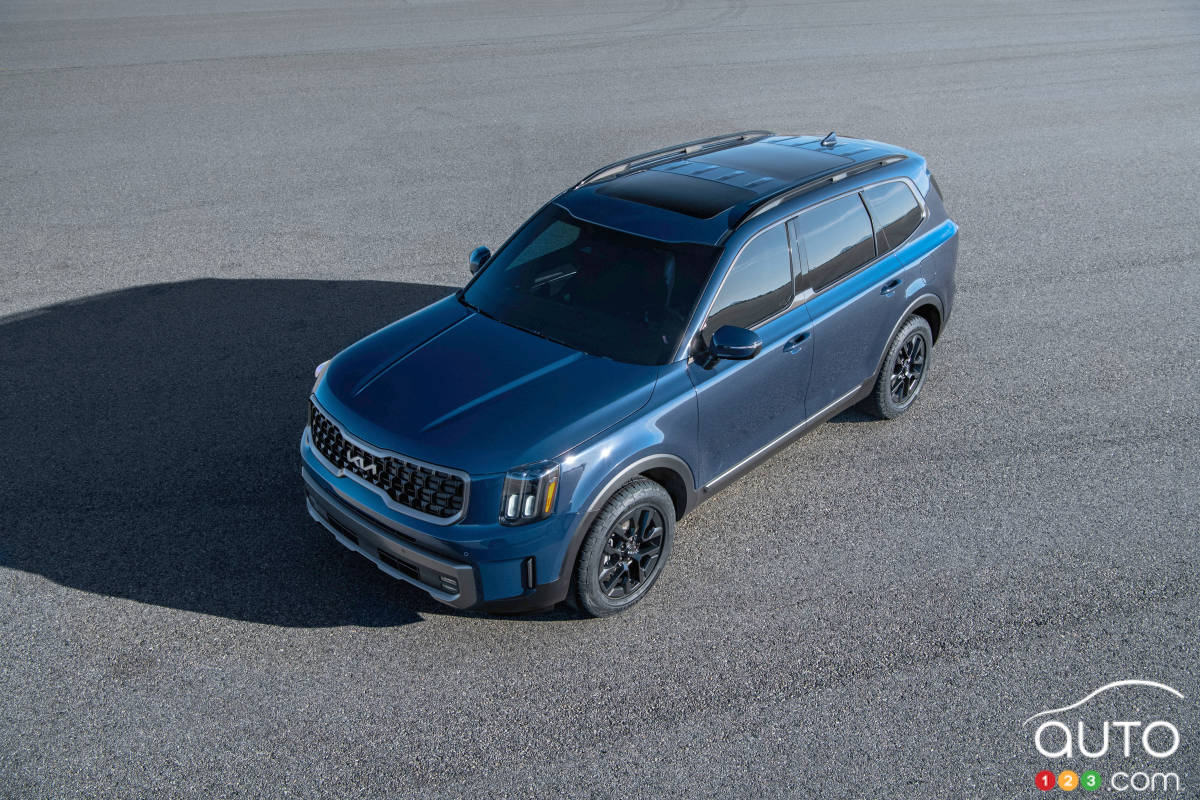 Kia Telluride 2024/25, de haut