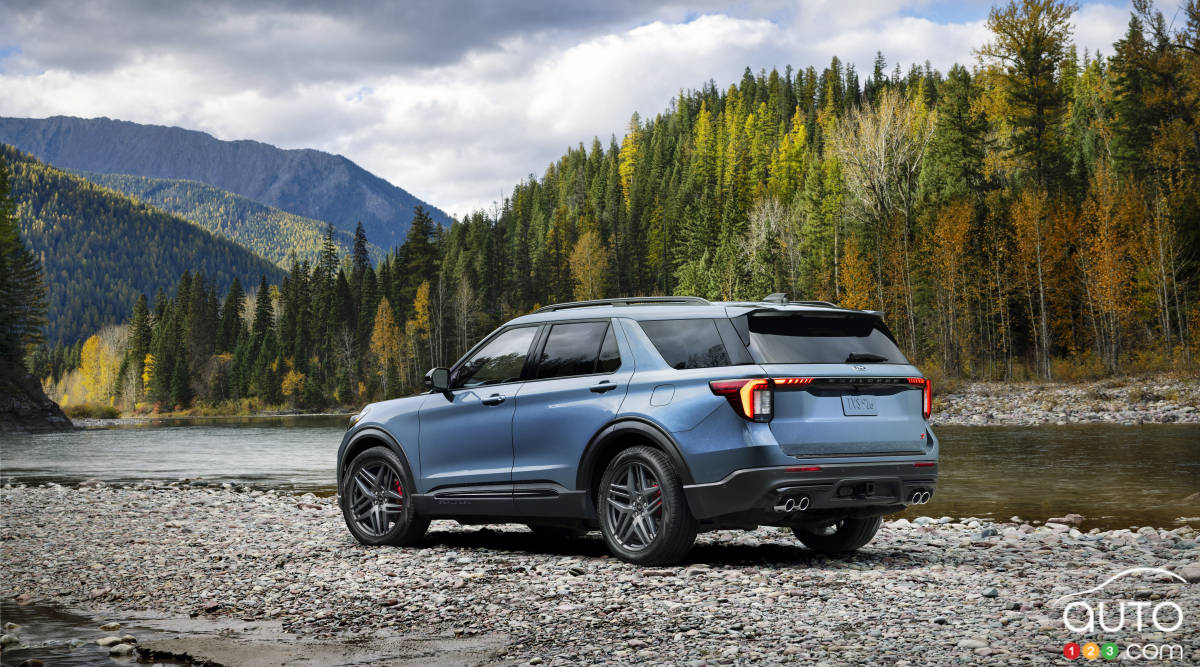 Ford Explorer ST 2025, arrière