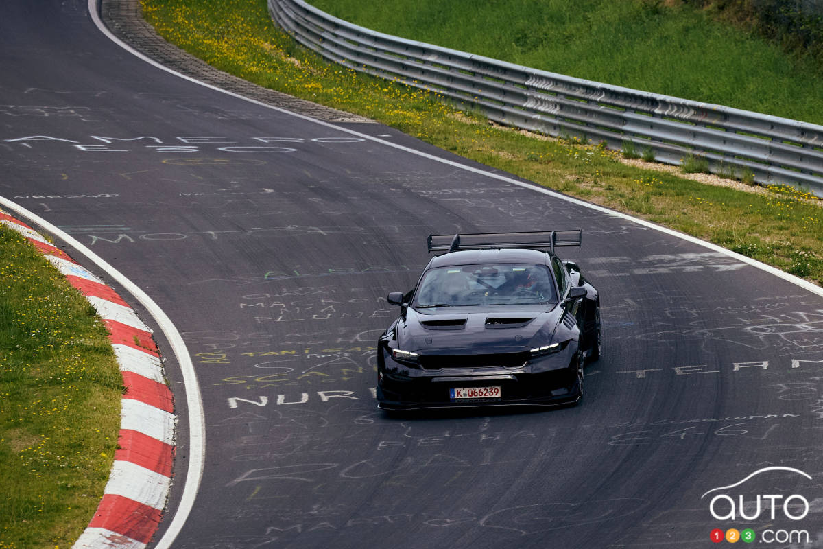 La Ford Mustang GTD sur le circuit de Nürburgring