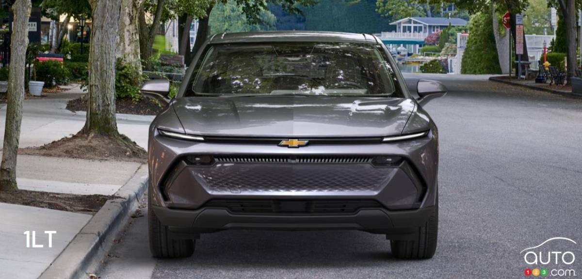 Le Chevrolet Equinox EV, avant