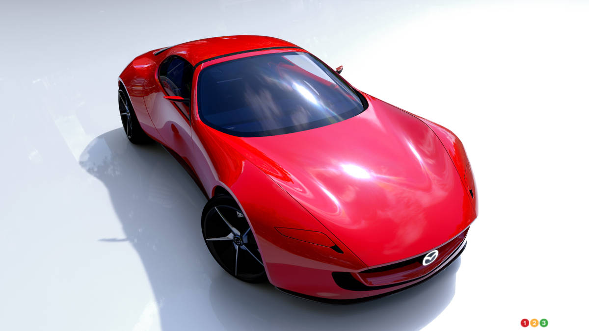 Le concept Mazda Iconic SP, trois quarts avant