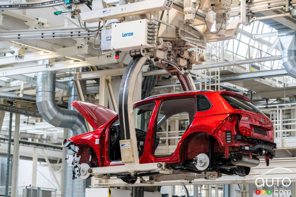 Dans l'usine de Volkswagen à Wolfsburg