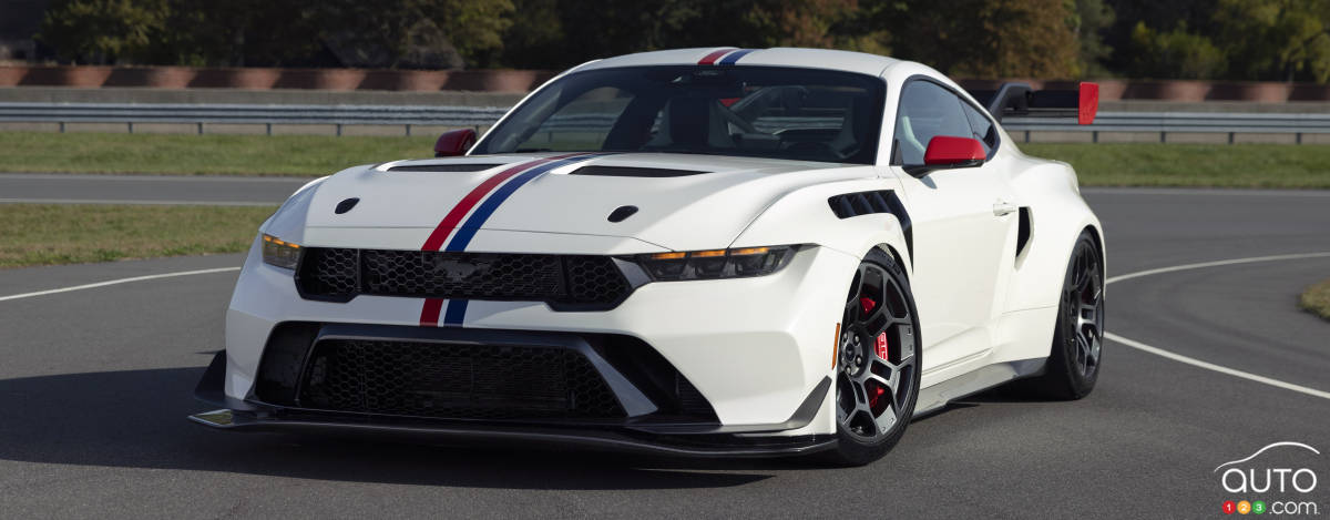 La Ford Mustang GTD Spirit of America 2025, sur la piste