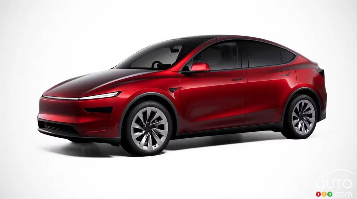 Tesla Model Y - Vue 3/4 avant