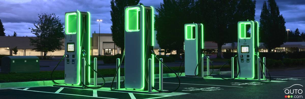 Une station de recharge Electrify America