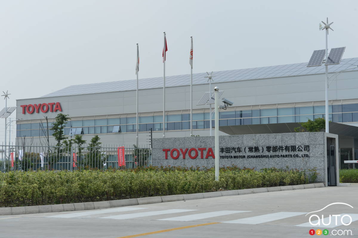 Usine Toyota à Chengshu, en Chine