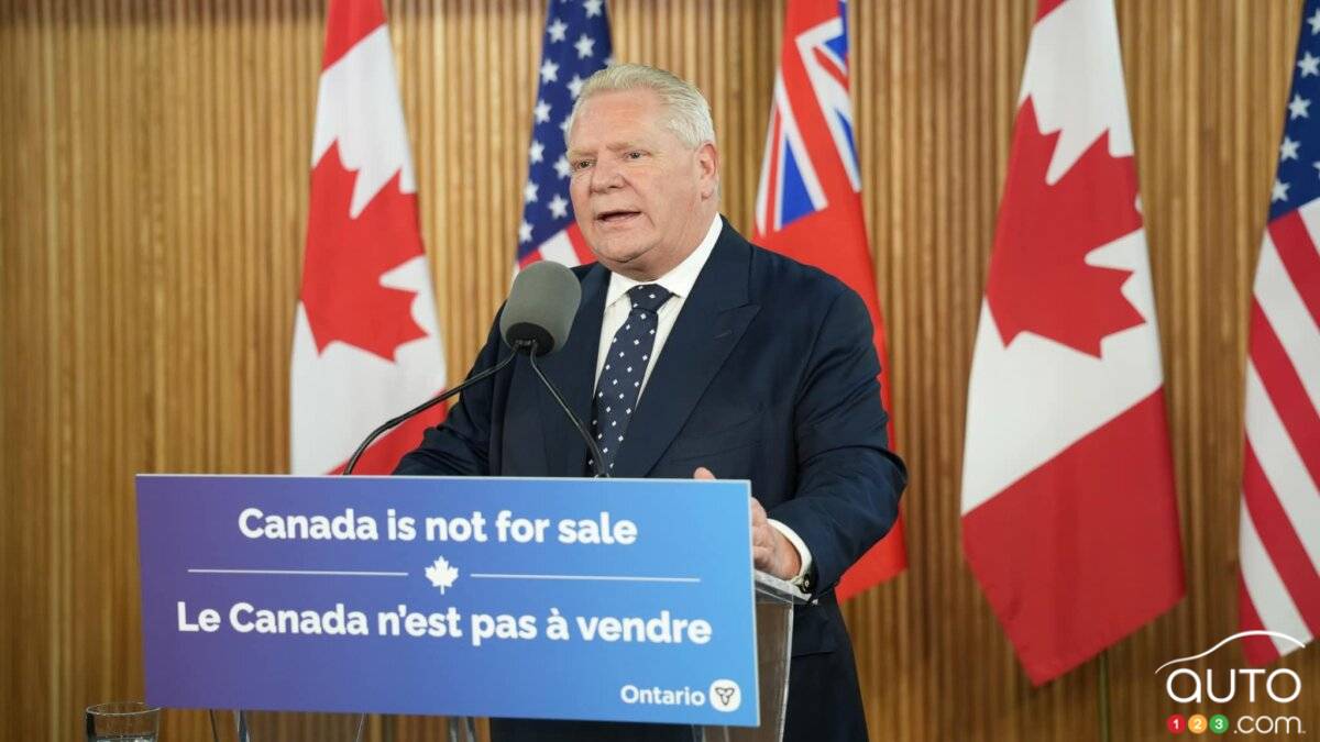 Le premier ministre de l'Ontario, Doug Ford