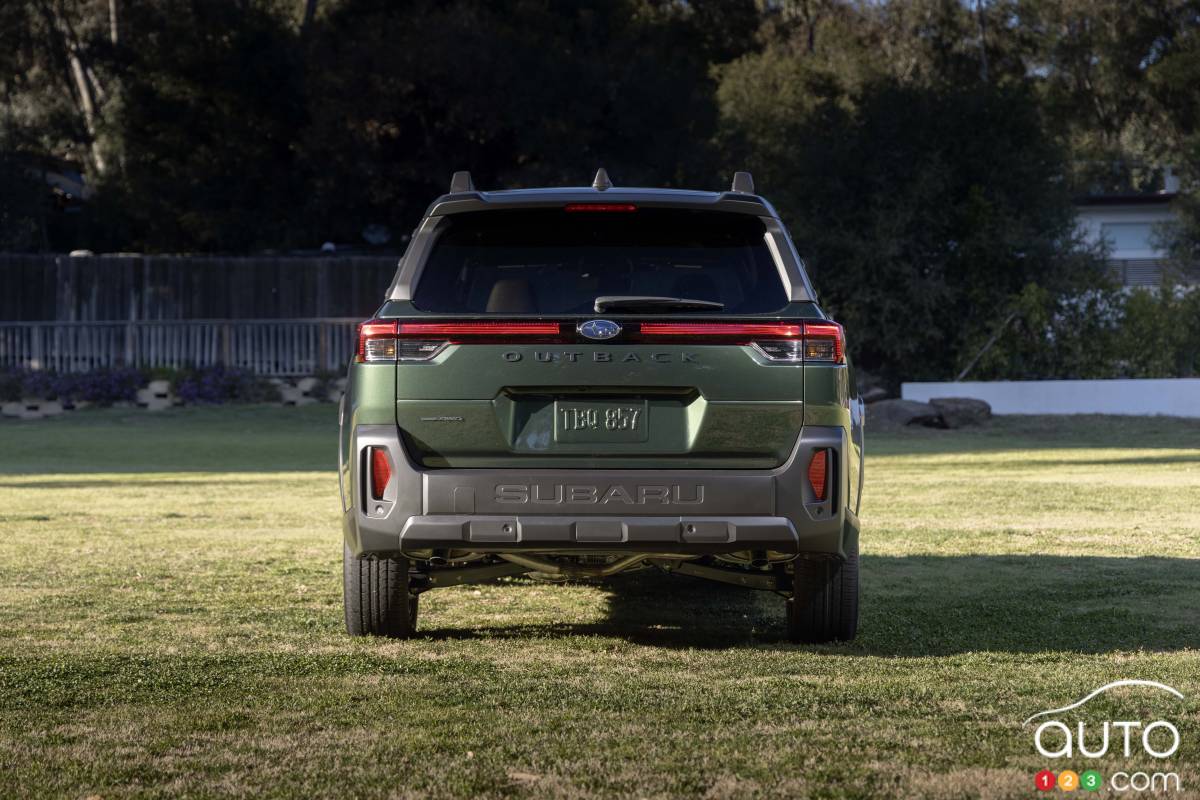 Le Subaru Outback 2026, arrière