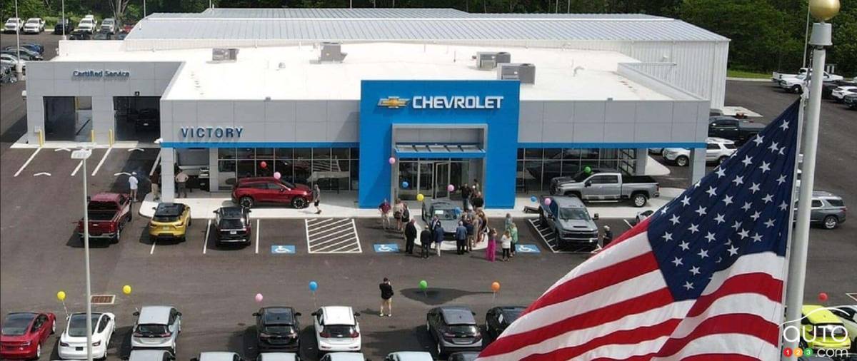 Le concessionnaire Victory Chevrolet près de Savannah, en Georgie