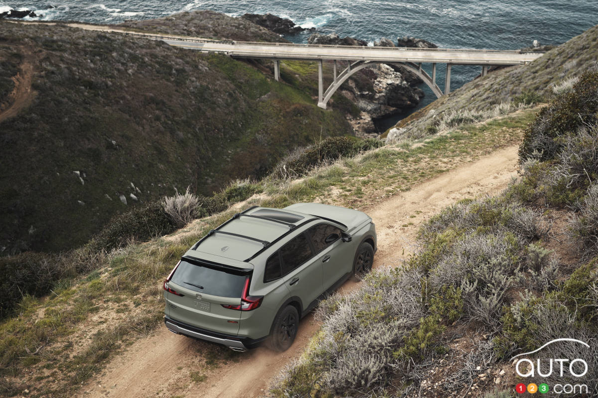 Honda CR-V TrailSport 2026, de haut