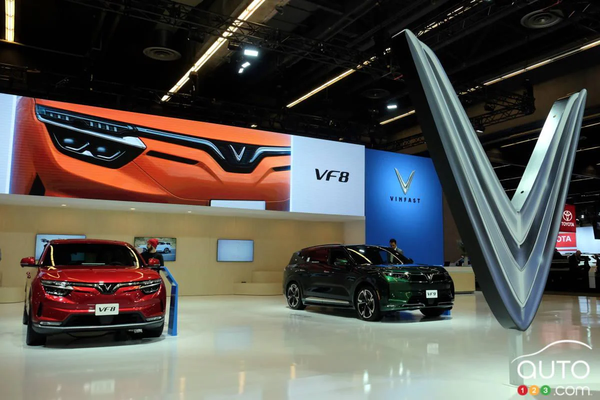 VinFast au Salon de l'auto de Montréal, 2023