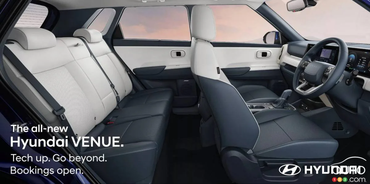 Hyundai Venue 2026 (Inde), sièges