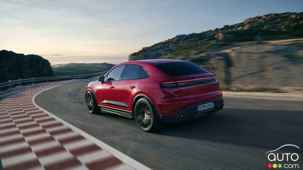 Porsche Macan GTS 2026, sur la route