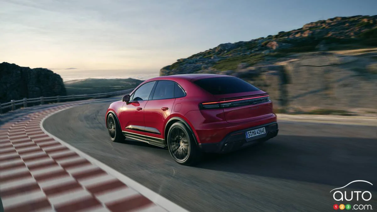 Porsche Macan GTS 2026, sur la route