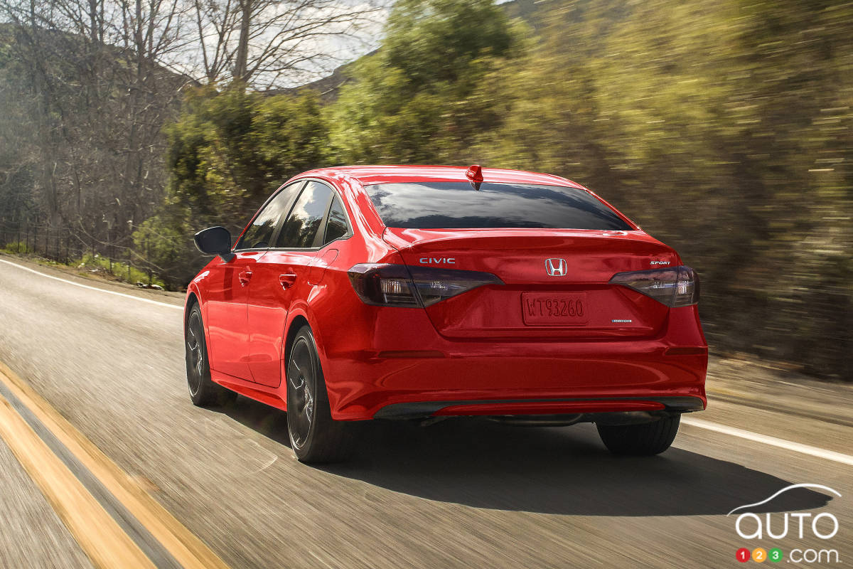 La Honda Civic hybride