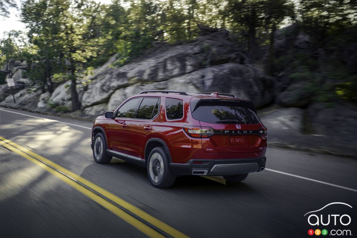 Honda Pilot 2026, trois quarts arrière