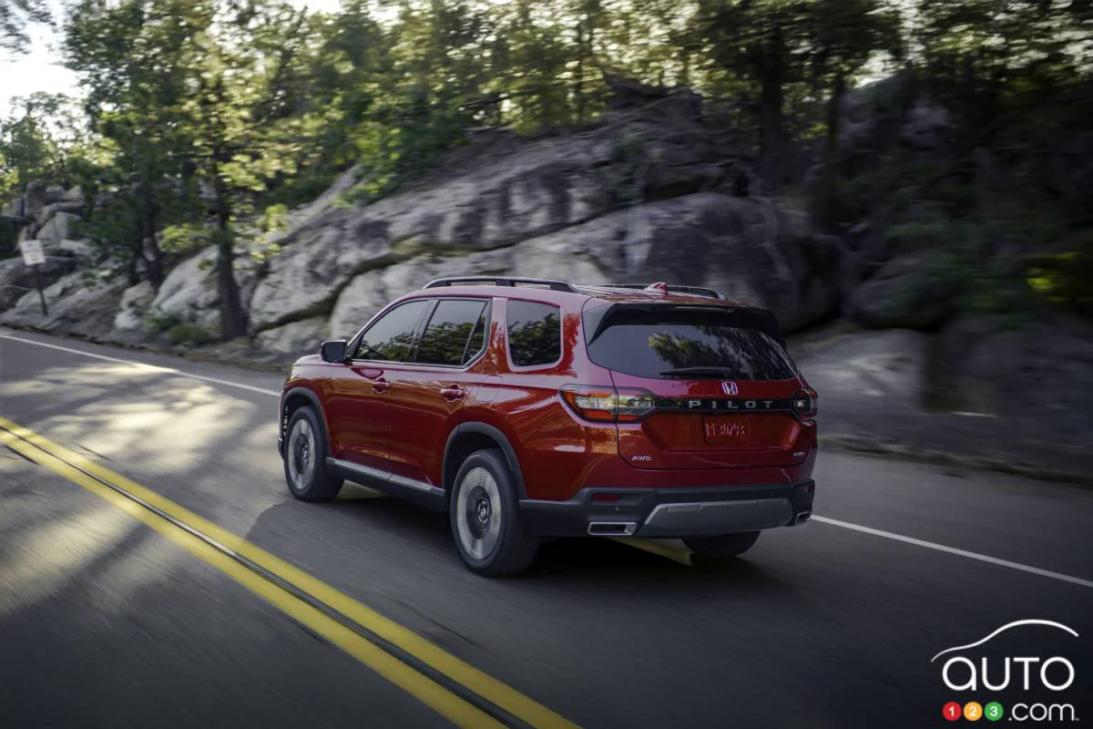 Honda Pilot 2026, trois quarts arrière
