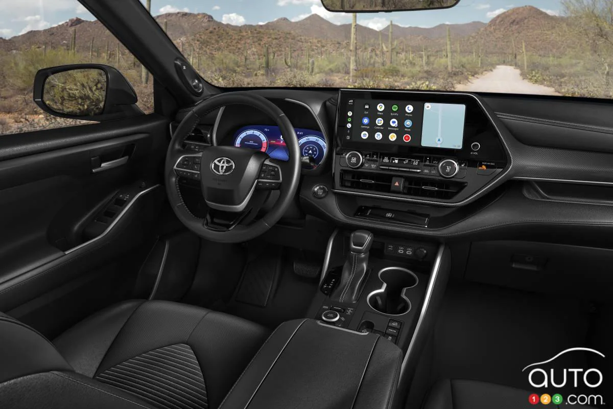 Toyota Highlander 2026, intérieur
