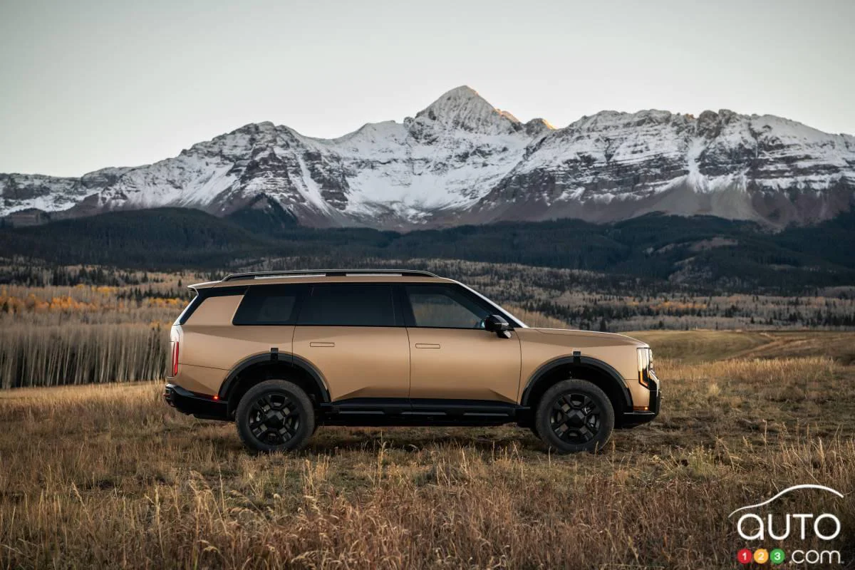 Kia Telluride X-Pro 2027, de profil