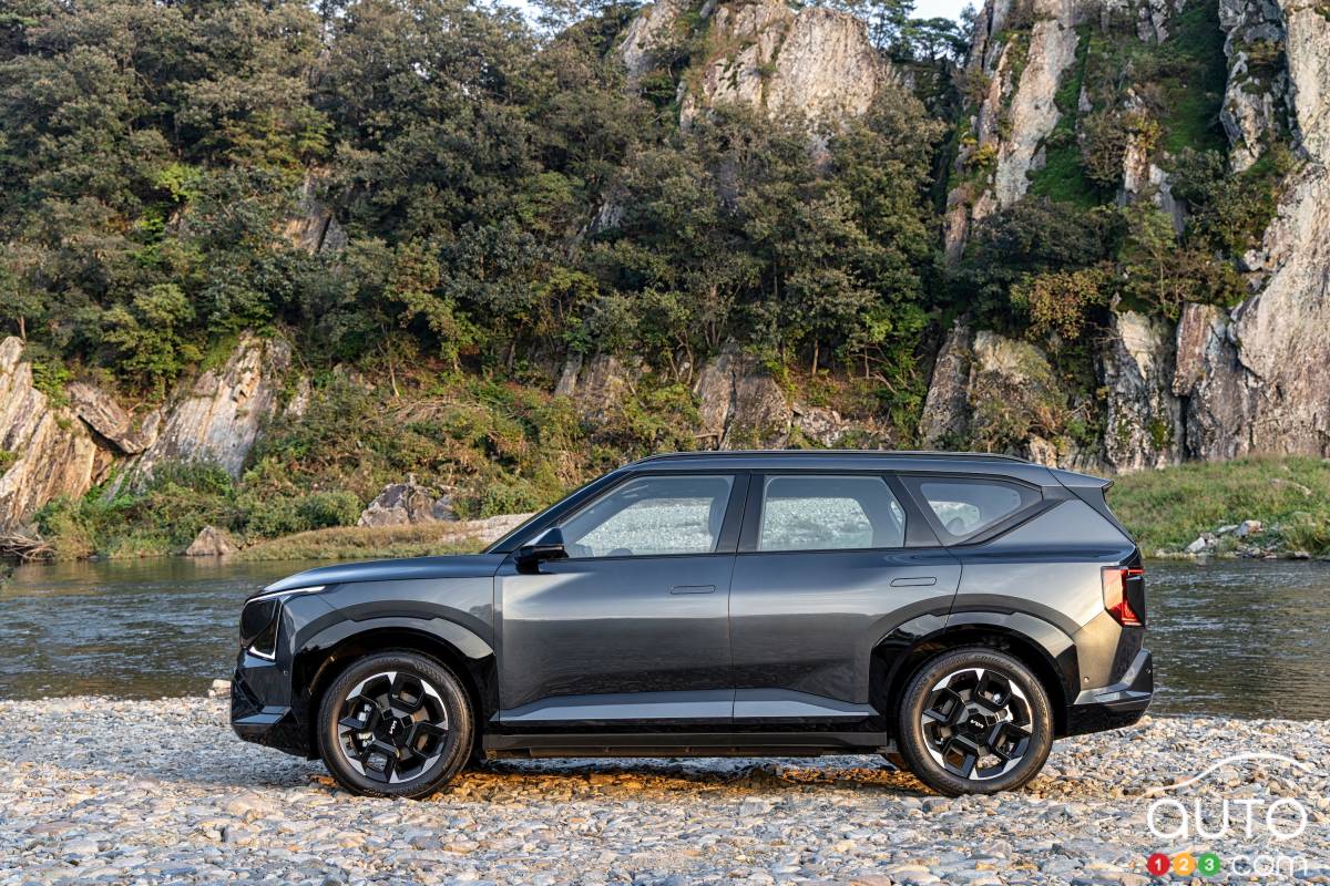 Kia EV5, de profil
