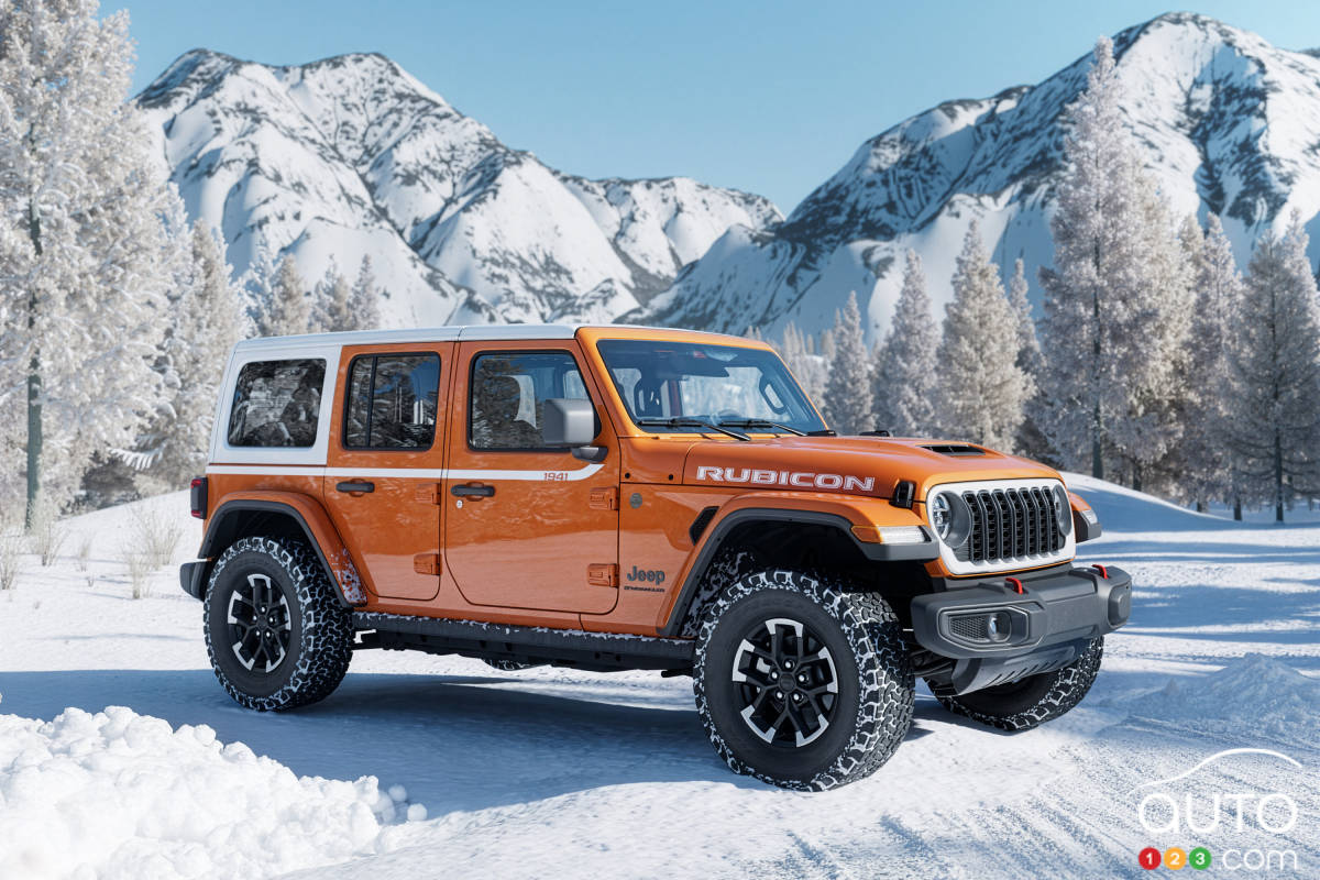 Jeep Wrangler Whitecap 2026 - Vue de 3/4 avant