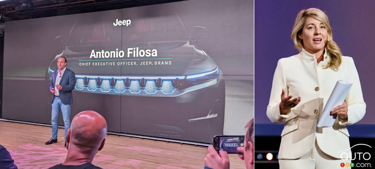 Antonio Filosa / Le ministre Mélanie Joly