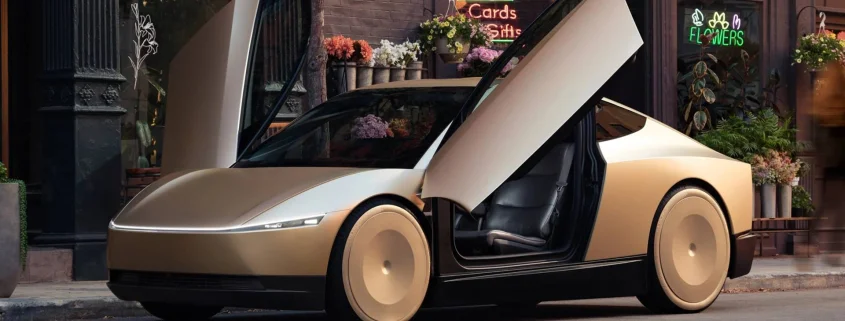 636342 tesla devoile son robotaxi cybercab et envisage une production avant 2027