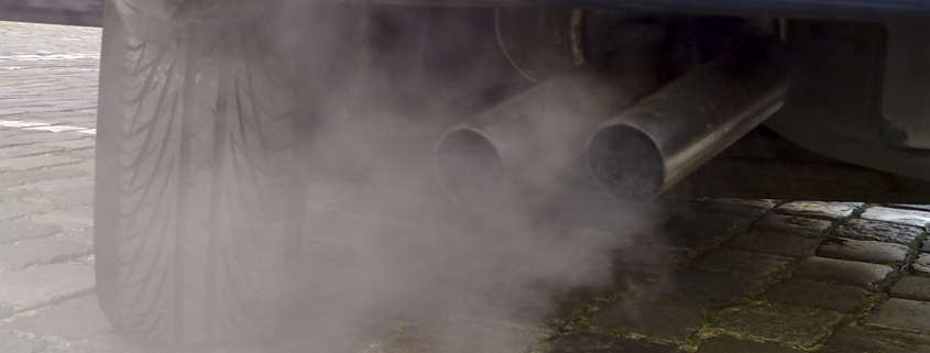 Automobile exhaust gas
