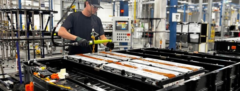 Gm battery modules from recycled battery materials scaled 1